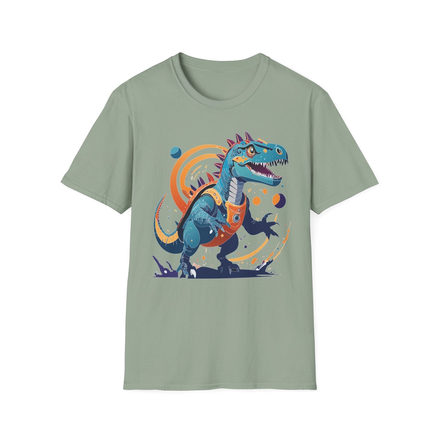 Unisex Alien T Shirt Cosmos Tee With Alien Design Gildan Softstyle 64000 Ring Spun Cotton