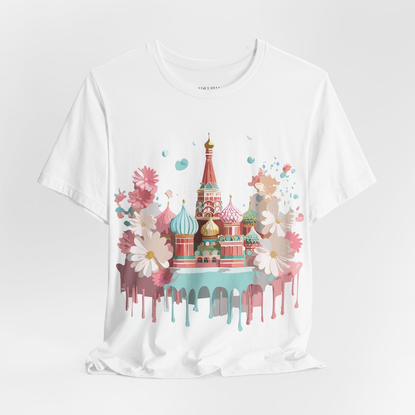 Unisex Graphic Tee With Vintage Moscow Artwork By Adelpha Premium Short Sleeve Shirt