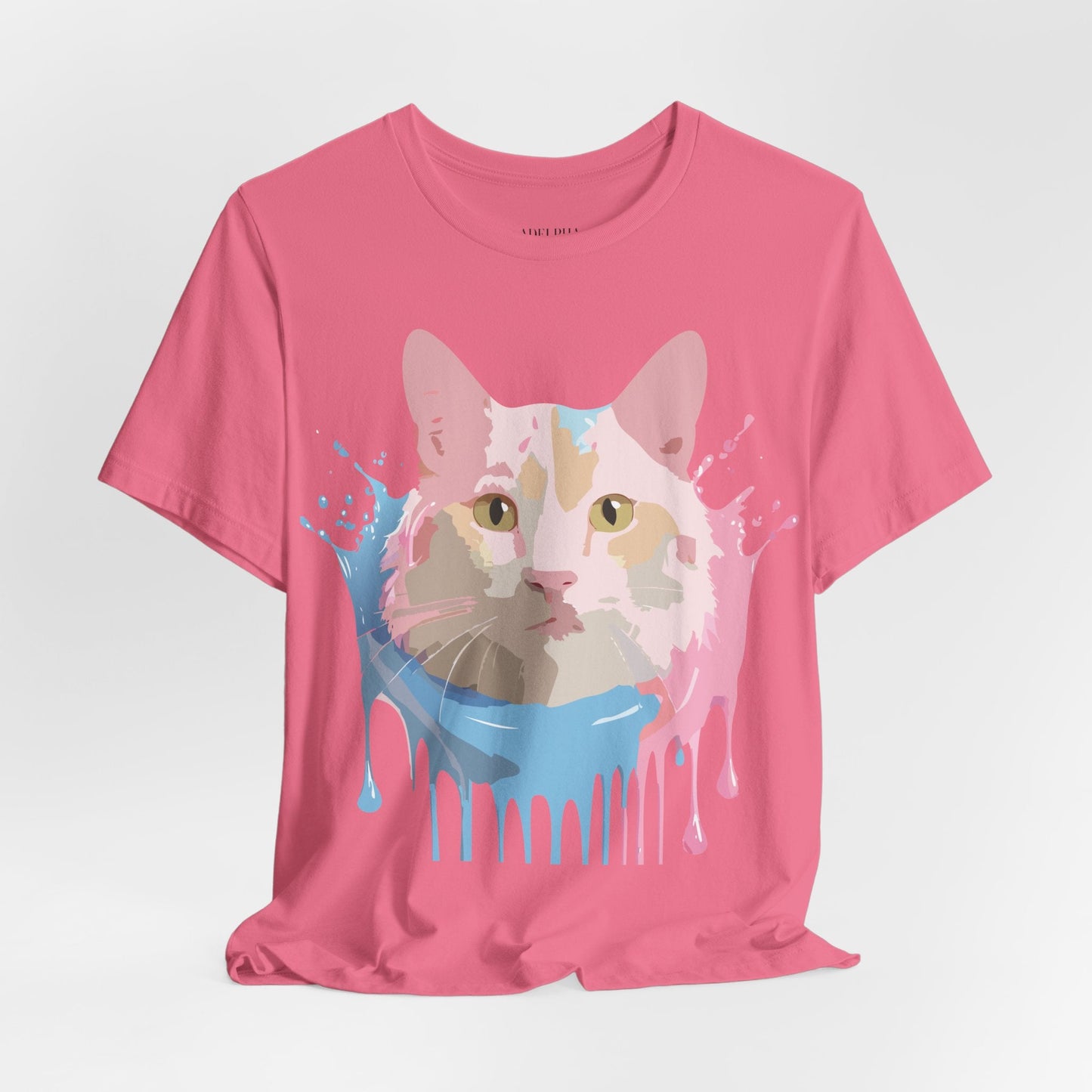 Cat Graphic Tee Unisex Vintage Style Shirt Adelpha Art Design