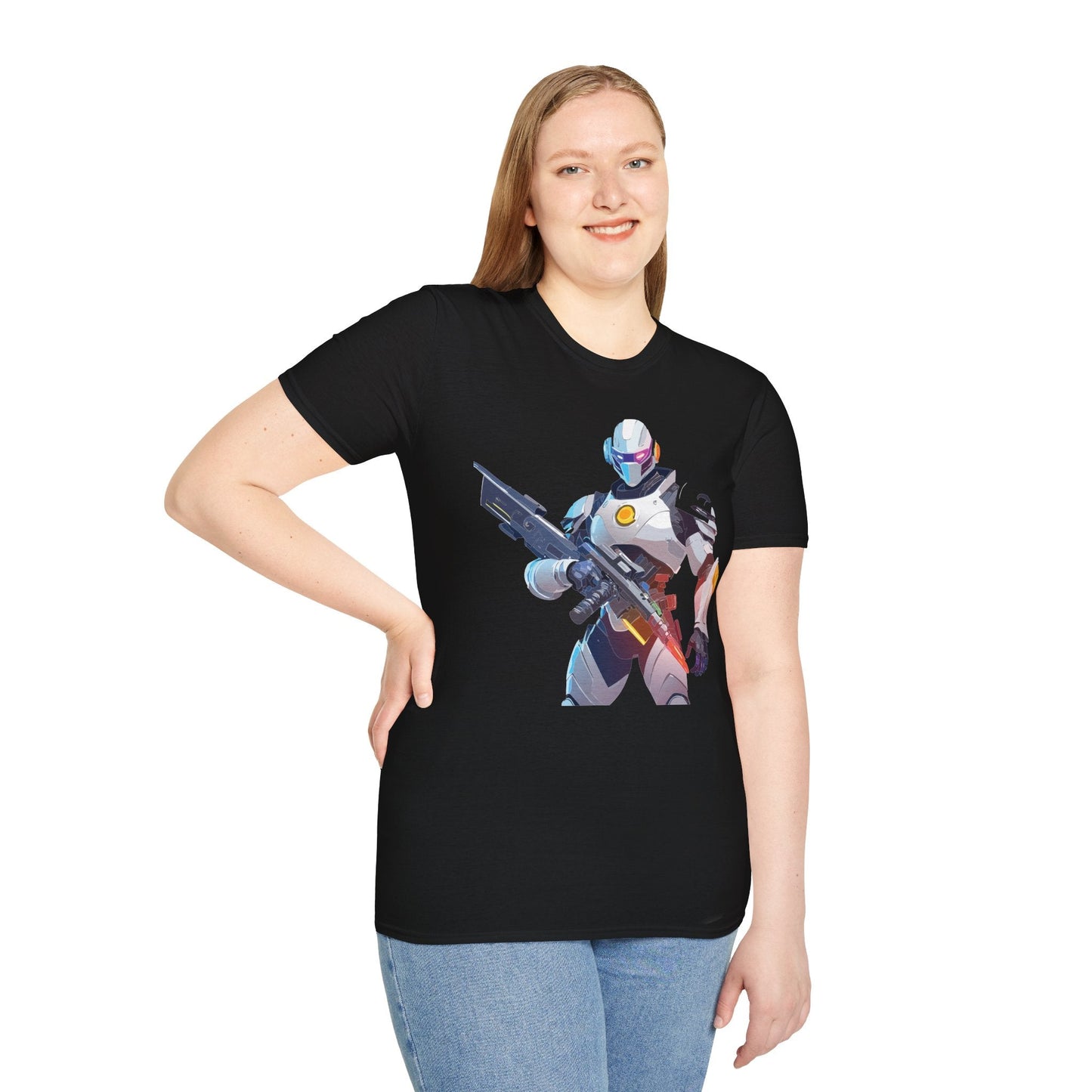 Unisex Robocop T Shirt Graphic With Classic Robocop Design Softstyle 100 Cotton Tee