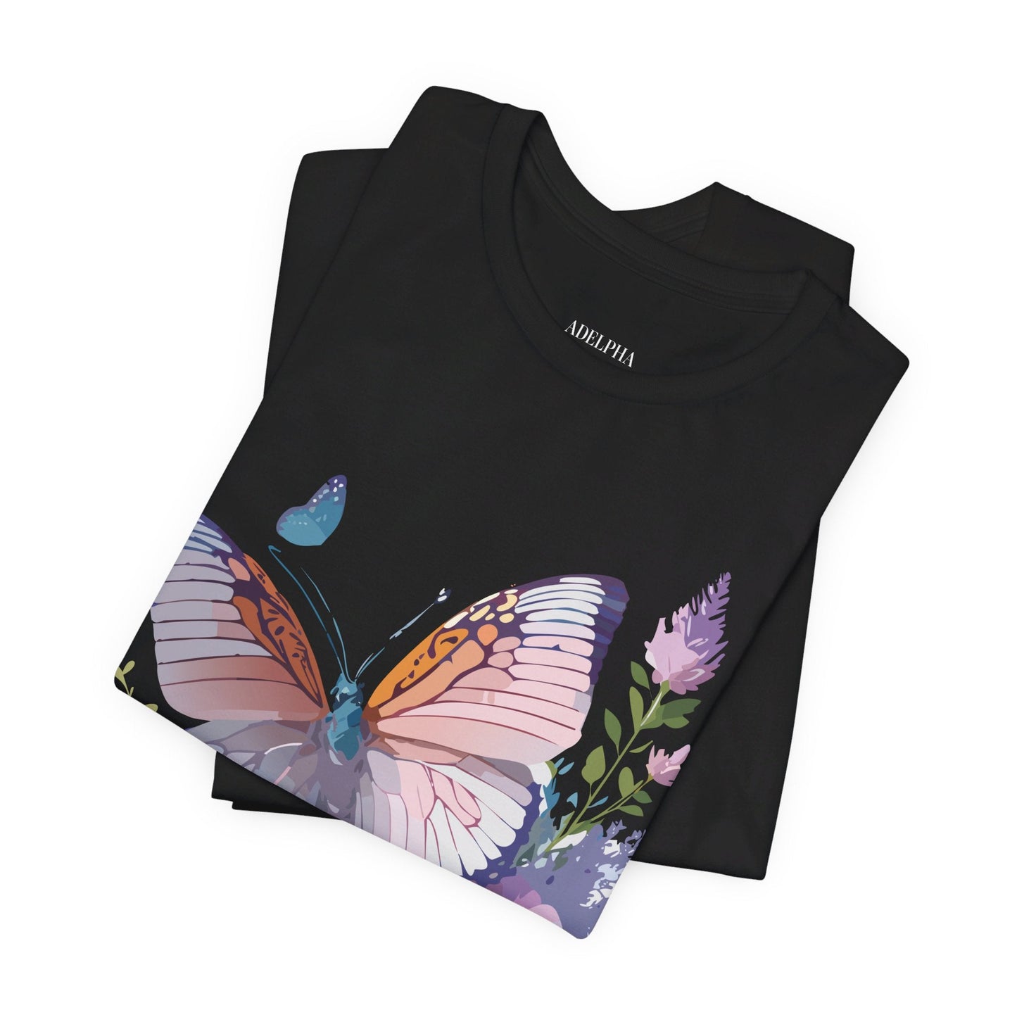 Butterfly Graphic Tee Unisex Adelpha Vintage Inspired Art Design Tee
