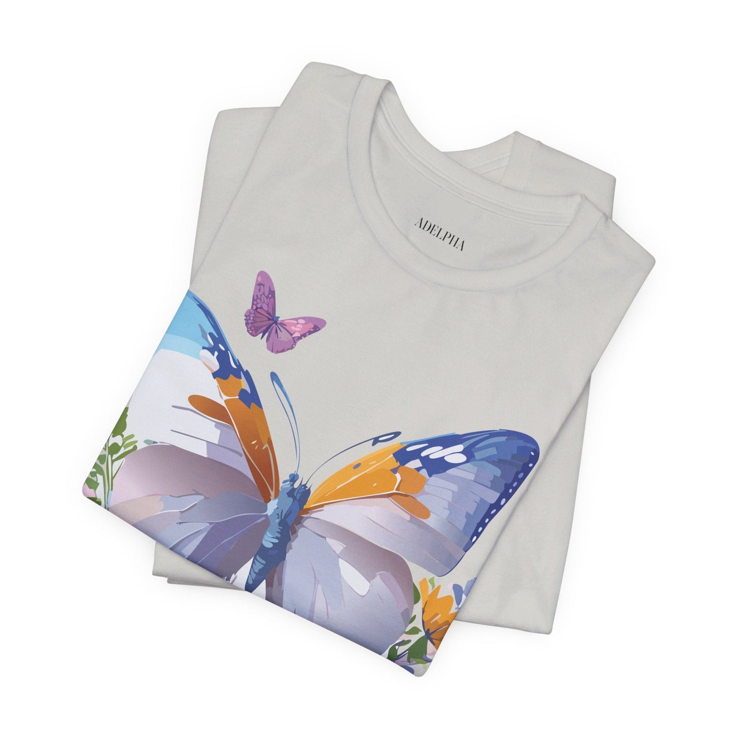 Butterfly Graphic Tee From Adelpha Vintage Artwork Unisex Short Sleeve Shirt