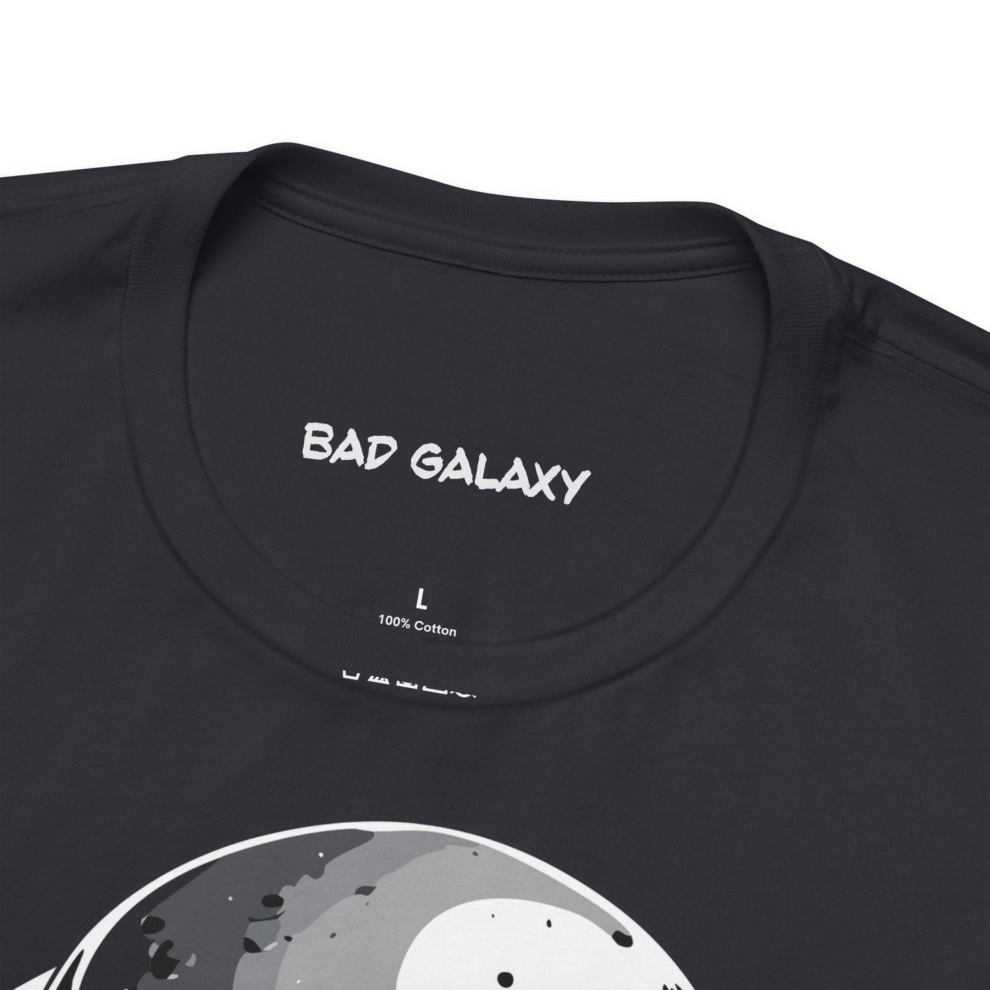 Alien Tee Shirt From Bad Galaxy 100 Percent Cotton Made to Order Eco Friendly Non Toxic Inks