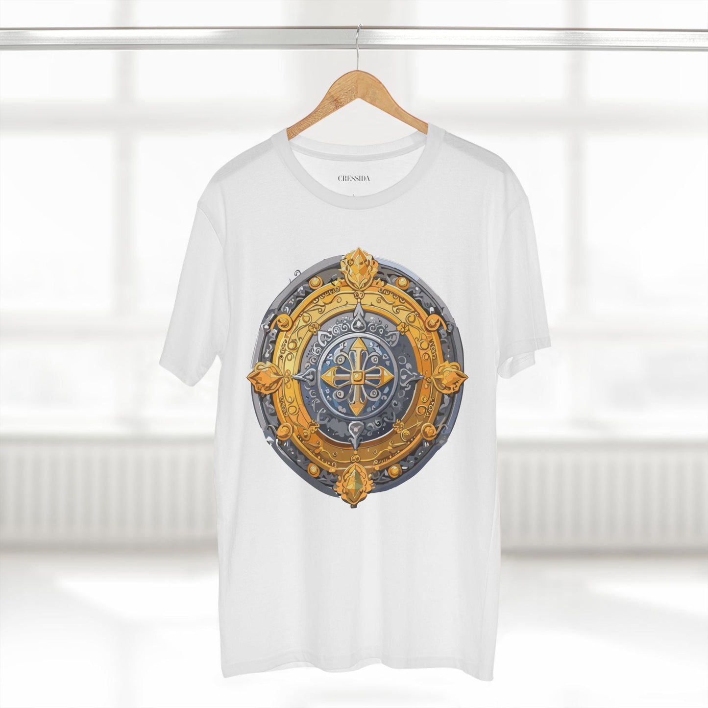 Antique Gold Coin Graphic Design T-Shirt Unisex 100 Cotton With Golden Print Artwork Tee 8