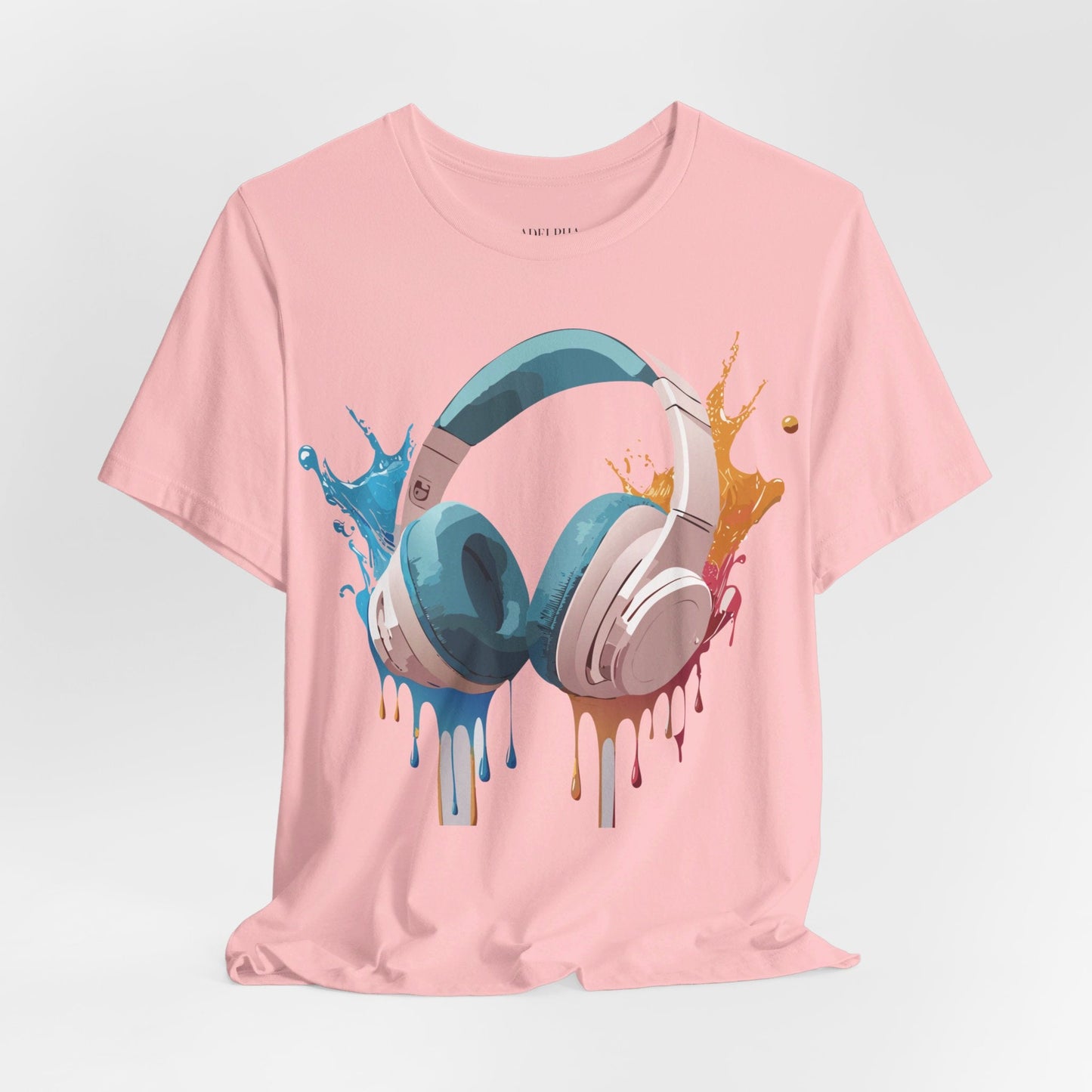 Music Graphic T Shirt Unisex Jersey Short Sleeve With Vintage Inspired Artwork Adelpha