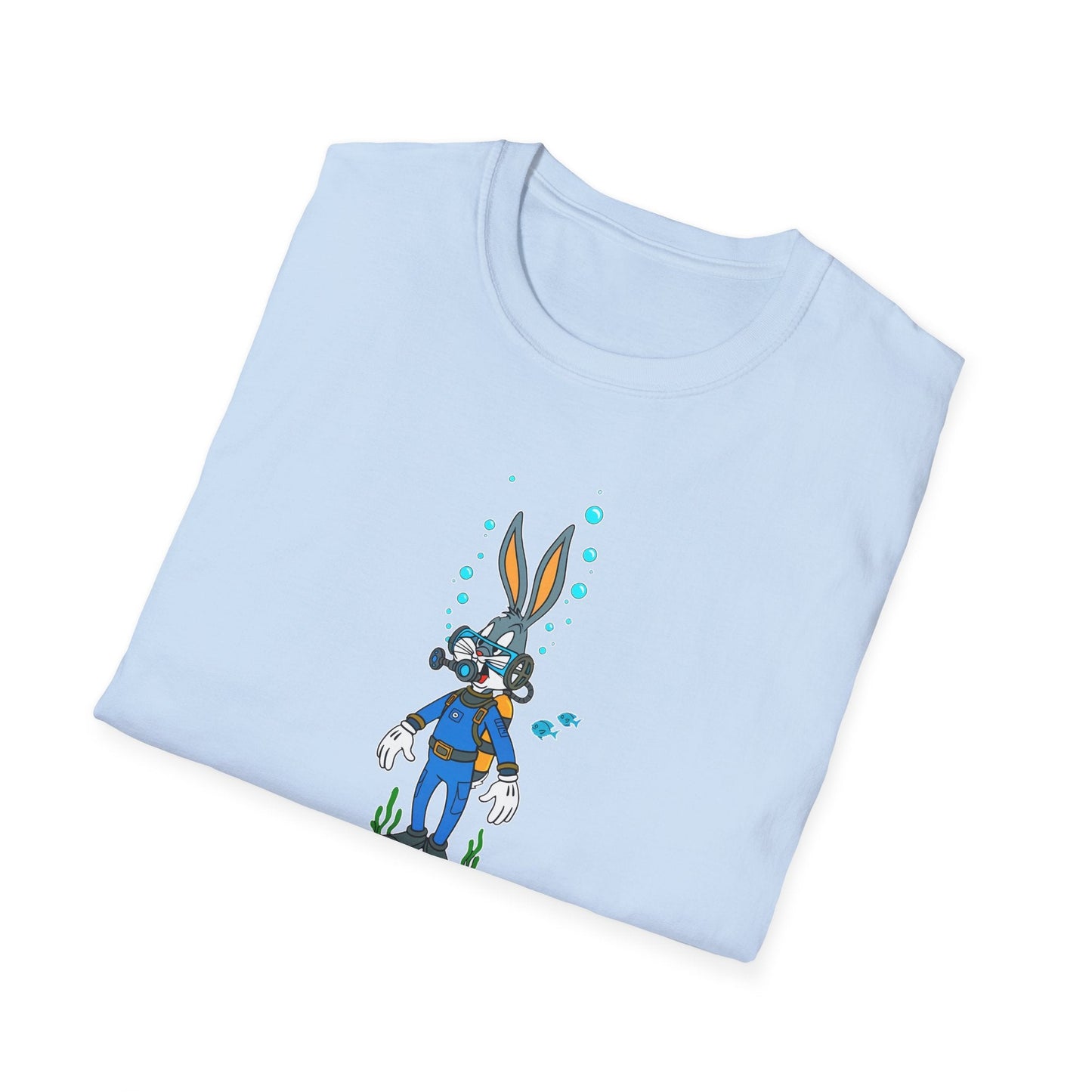 Bugs Bunny Animation Shirt Unisex T Shirt Cartoon Design Tee 100 Percent Cotton Gildan Softstyle