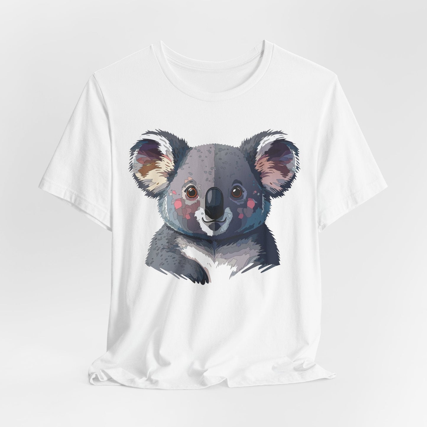 Unisex Animal Shirt With Animal Art Design Tee Wild Animals Short Sleeve Jersey Cotton