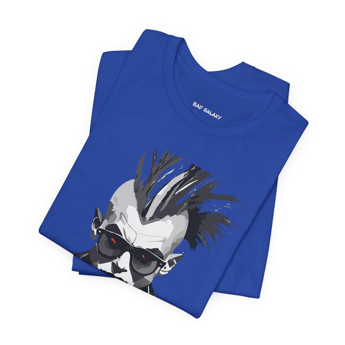 Punk Rock Graphic Unisex Cotton Bella+Canvas Tee with Art Design b33