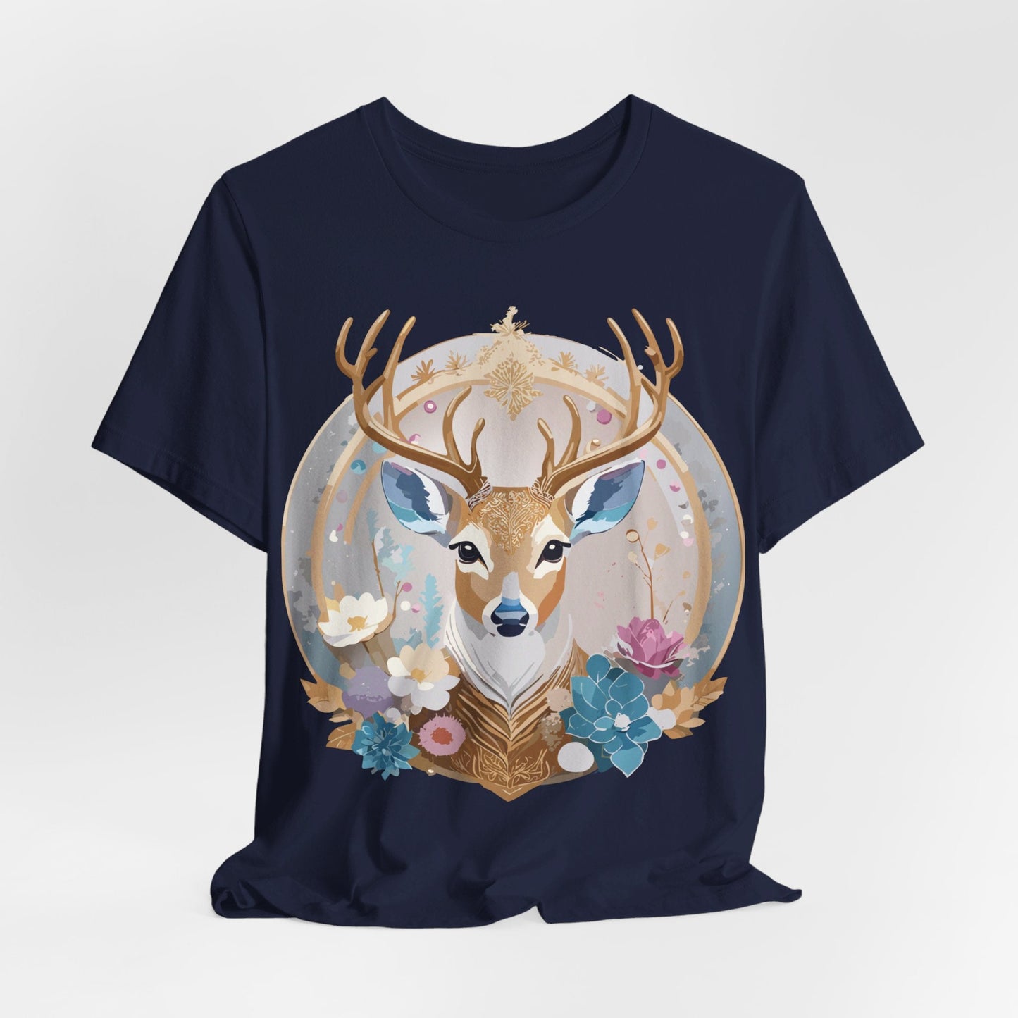 Adelpha Medallion Graphic Tee Unisex Short Sleeve Jersey Shirt Premium Vintage Inspired Artwork