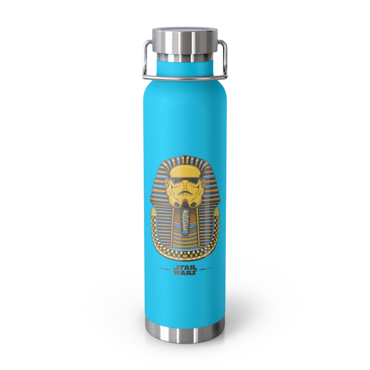 22oz Copper Insulated Water Bottle with Cartoon Design - CV78