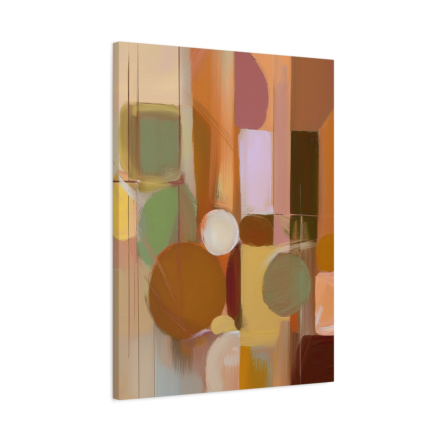 Abstract Geometric Painting Print Canvas 20x24,20x30,24x30 24x32,24x36,30x40 32x48,36x48,40x60 Pine-Wood Inner Frame ABS-53