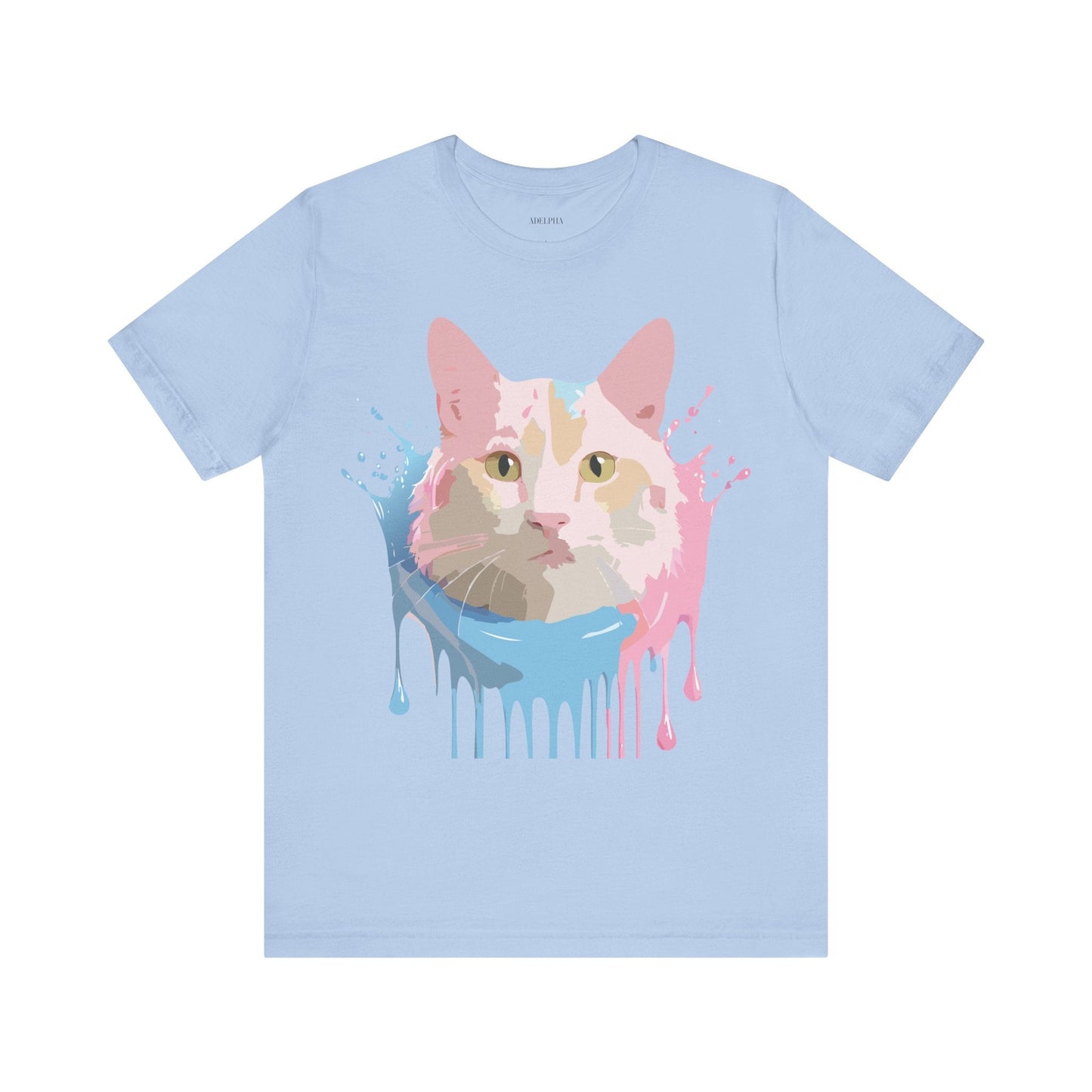 Cat Graphic Tee Unisex Vintage Style Shirt Adelpha Art Design