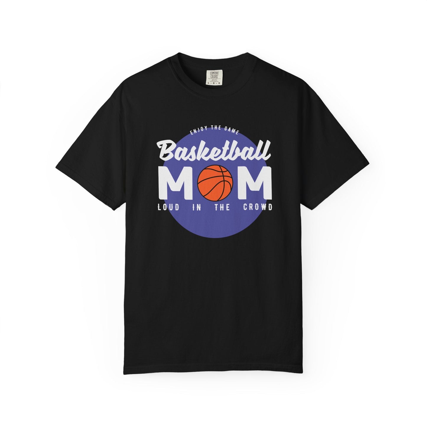 Basketball Mom T-shirt Mother's Day Mama Tee Unisex Comfort Colors Garment-Dyed Cotton h31