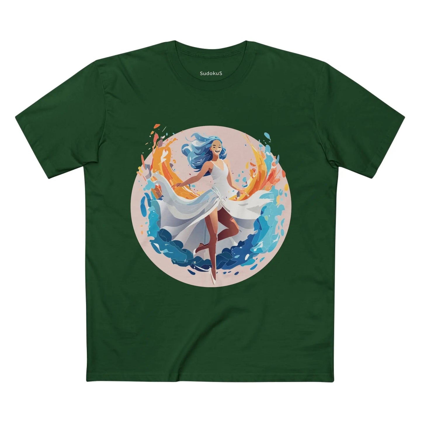 Dancer Graphic Unisex 100 Cotton Staple Tee 1