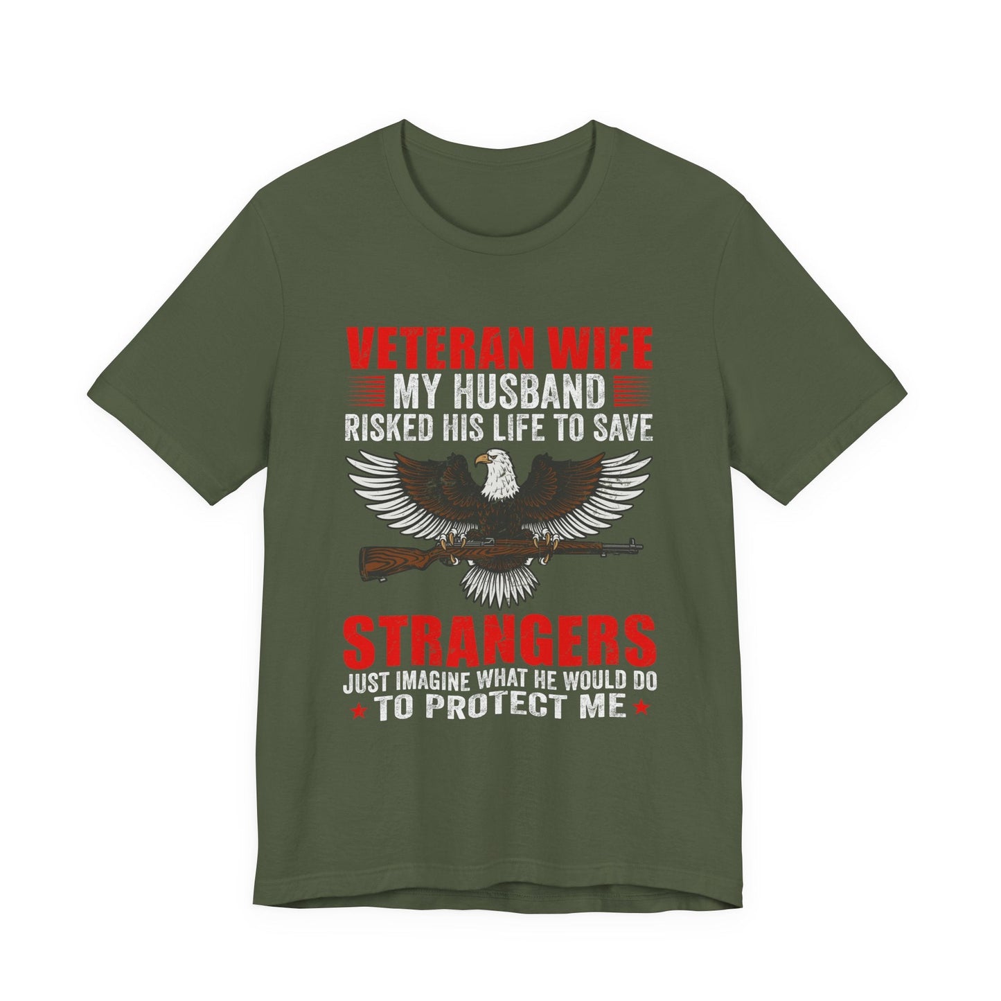 Army Veteran Patriotic Graphic Design Unisex Cotton T-Shirt v40