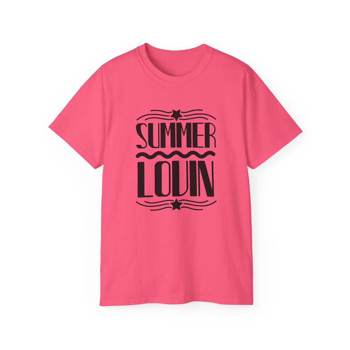 Summer Lovin Tee | Retro Wave Typography, Beach Vibes