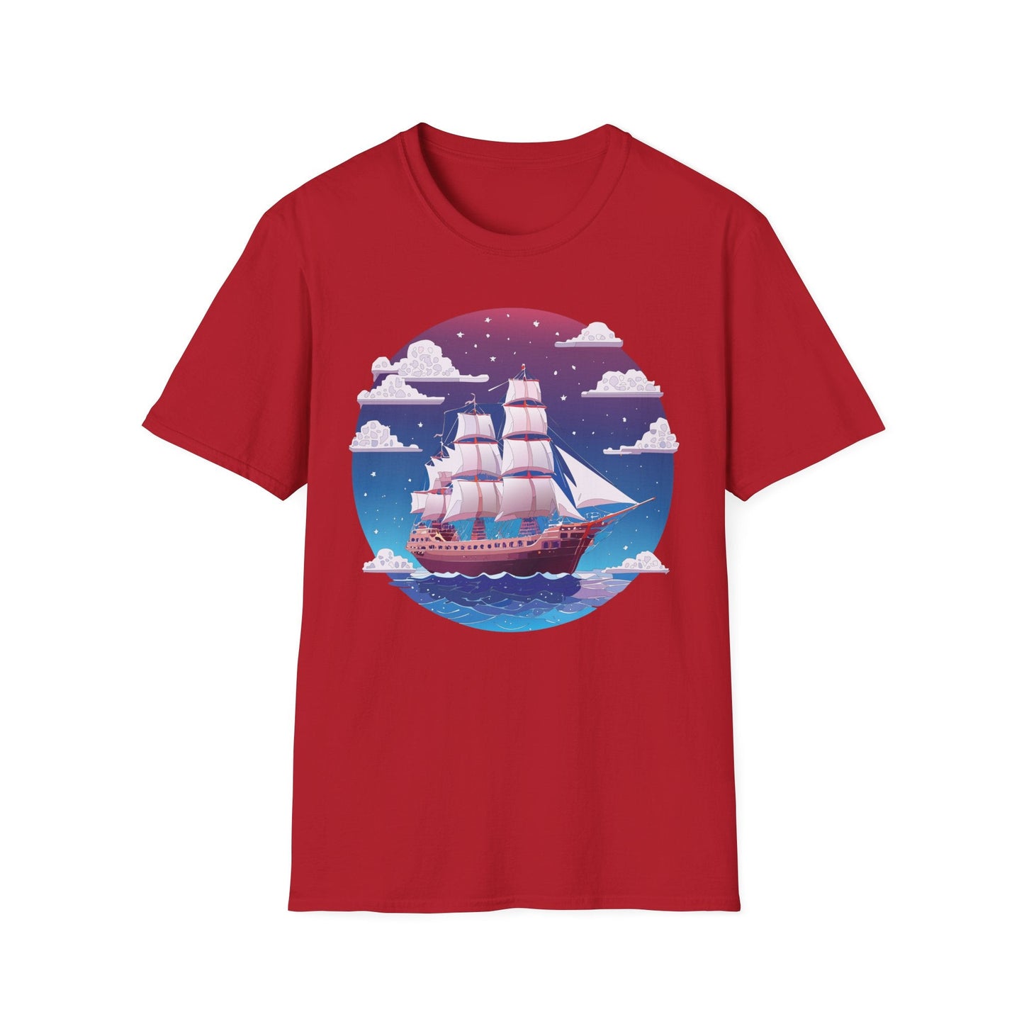 Ship T Shirt Frigate T Shirt Vessel Tee Shirt Unisex Softstyle 100 Percent Ring Spun Cotton