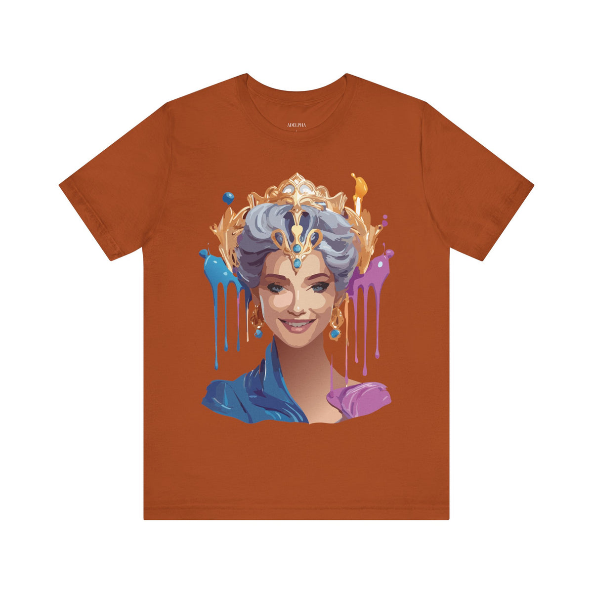 Queen Graphic Unisex Cotton Bella+Canvas Tee with Art Design m179