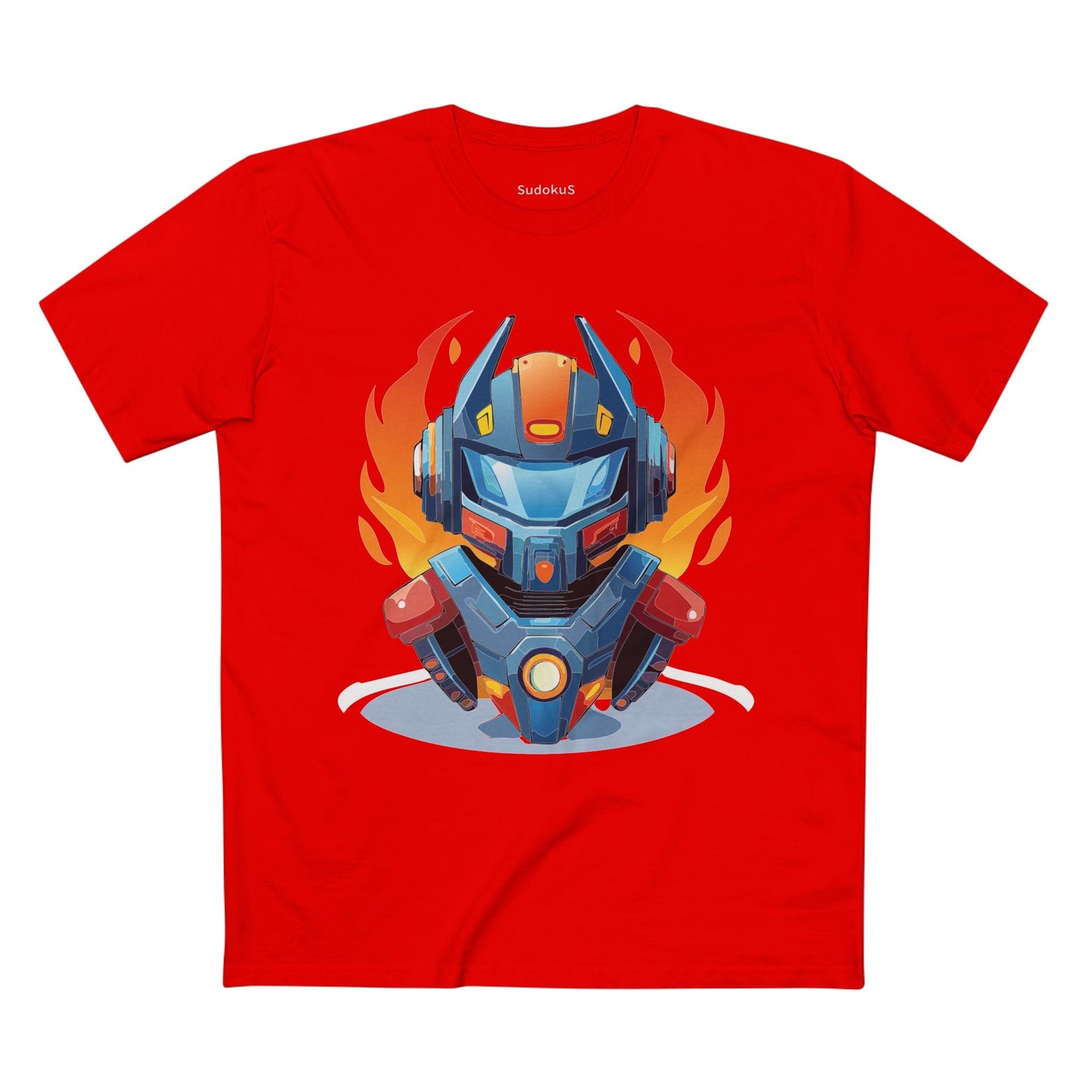 Cyborg Robot Graphic Unisex 100 Cotton Staple Tee 6