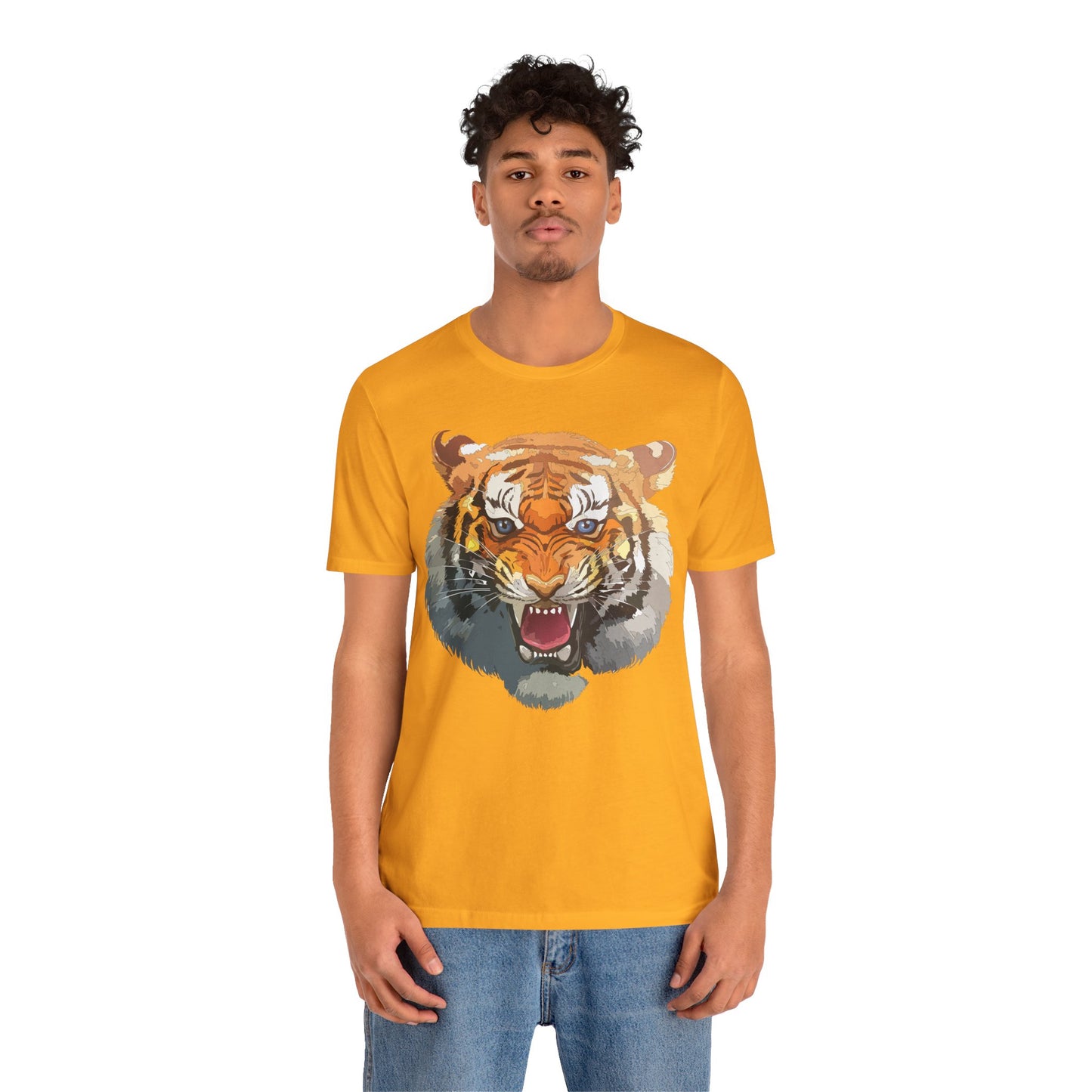 Tiger Shirt, Animal Shirt, T-Shirt with Tiger, Art Design Tee, Animal Tees, Safari T-Shirt, Graphic Design Tee 14