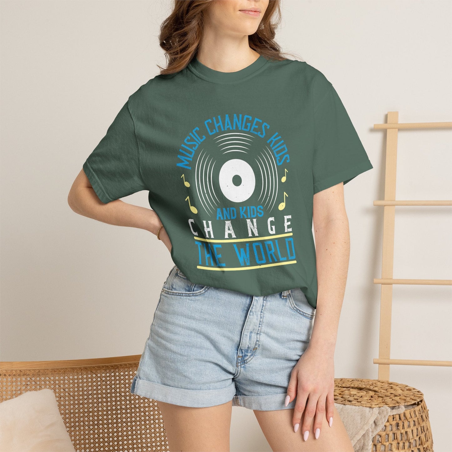 Music Graphic Design Unisex Cotton T-shirt m22