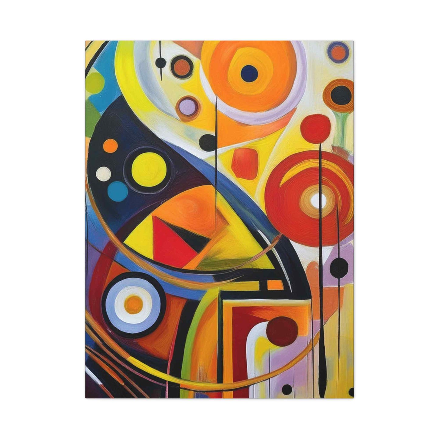 Abstract Painting Print Canvas 20x24,20x30,24x30, 24x32,24x36,30x40, 32x48,36x48,40x60 Pine-Wood Inner Frame ABS-7