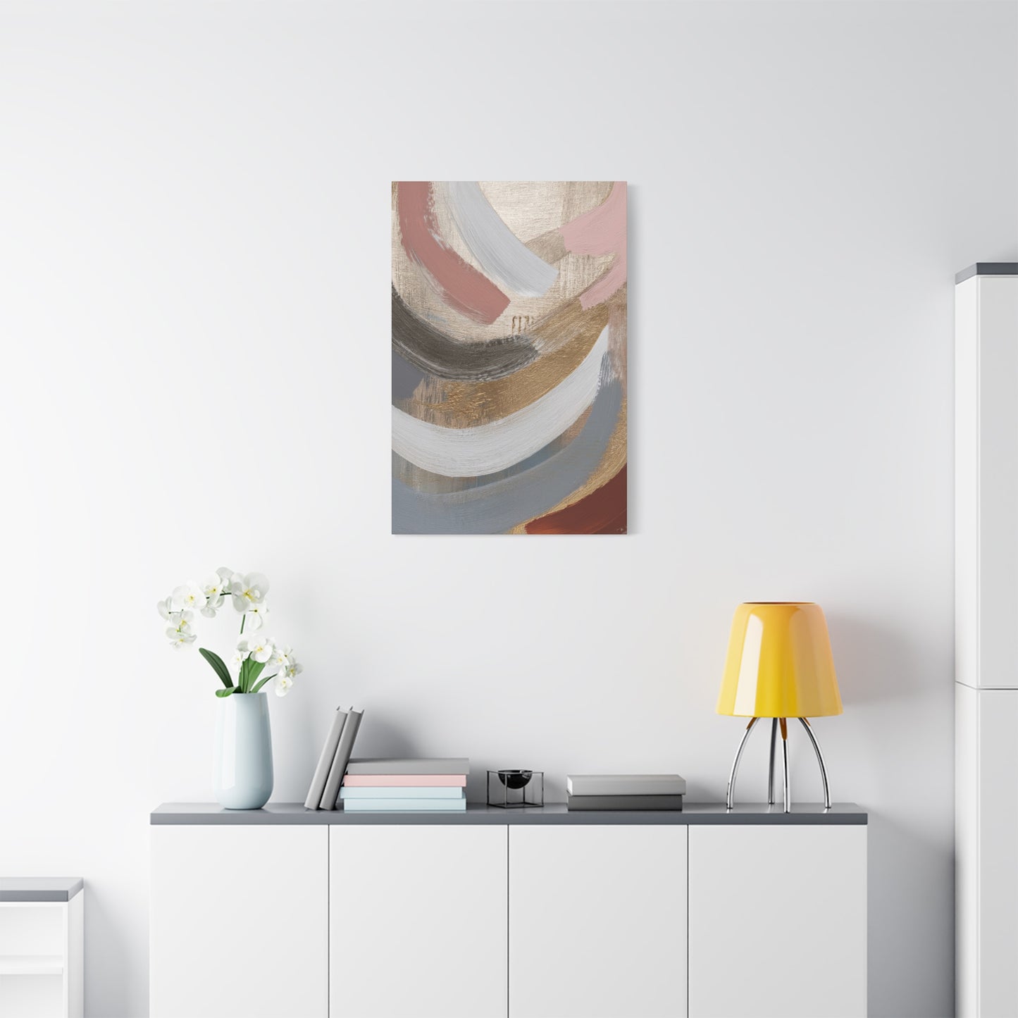 Abstract Pastel Painting Print Canvas 20x24,20x30,24x30 24x32,24x36,30x40 32x48,36x48,40x60 Pine-Wood Inner Frame ABS-90