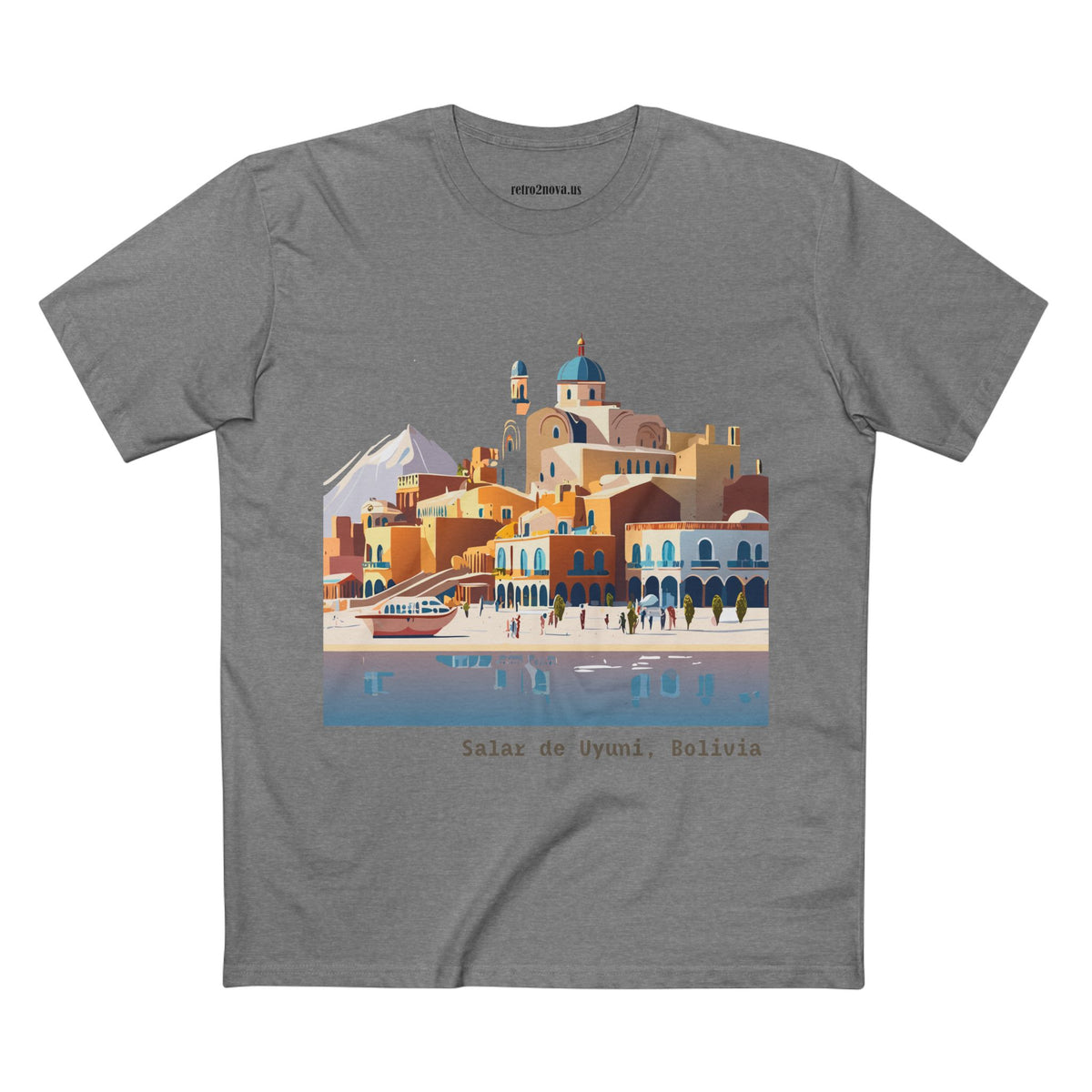 Salar de Uyuni Bolivia Landscape T-Shirt | Travel Scene Tee