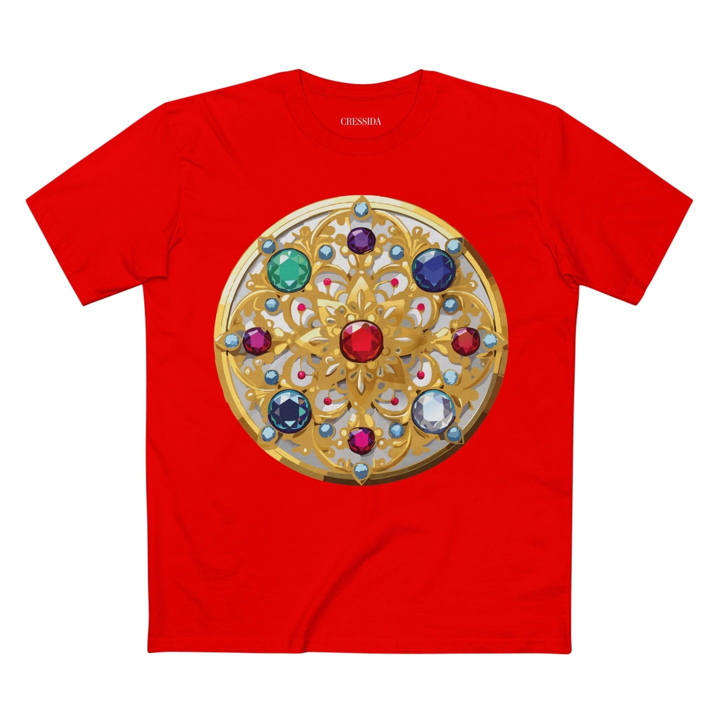 Medallion Graphic T-Shirt Unisex 100 Cotton With Gold Art Design Medal Tee 6