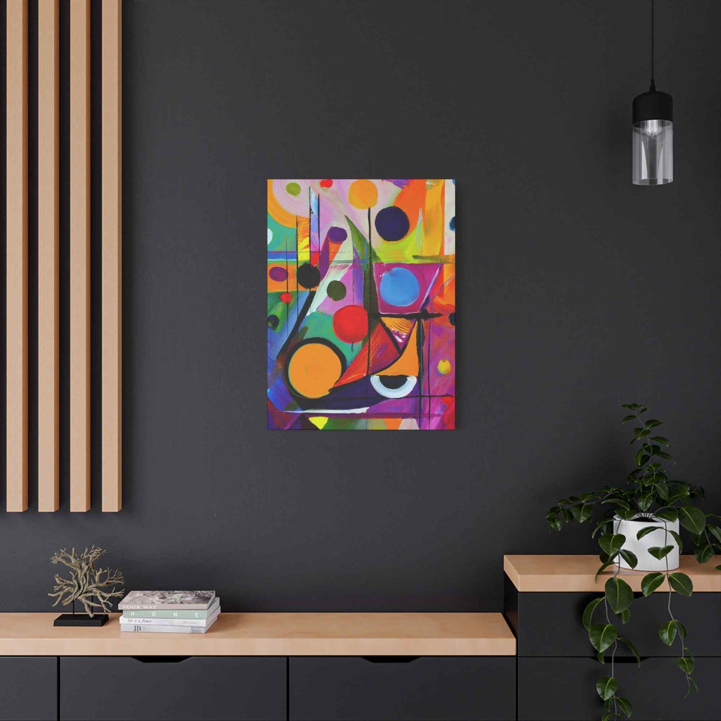 Abstract Painting Print Canvas 20x24,20x30,24x30, 24x32,24x36,30x40, 32x48,36x48,40x60 Pine-Wood Inner Frame ABS-15