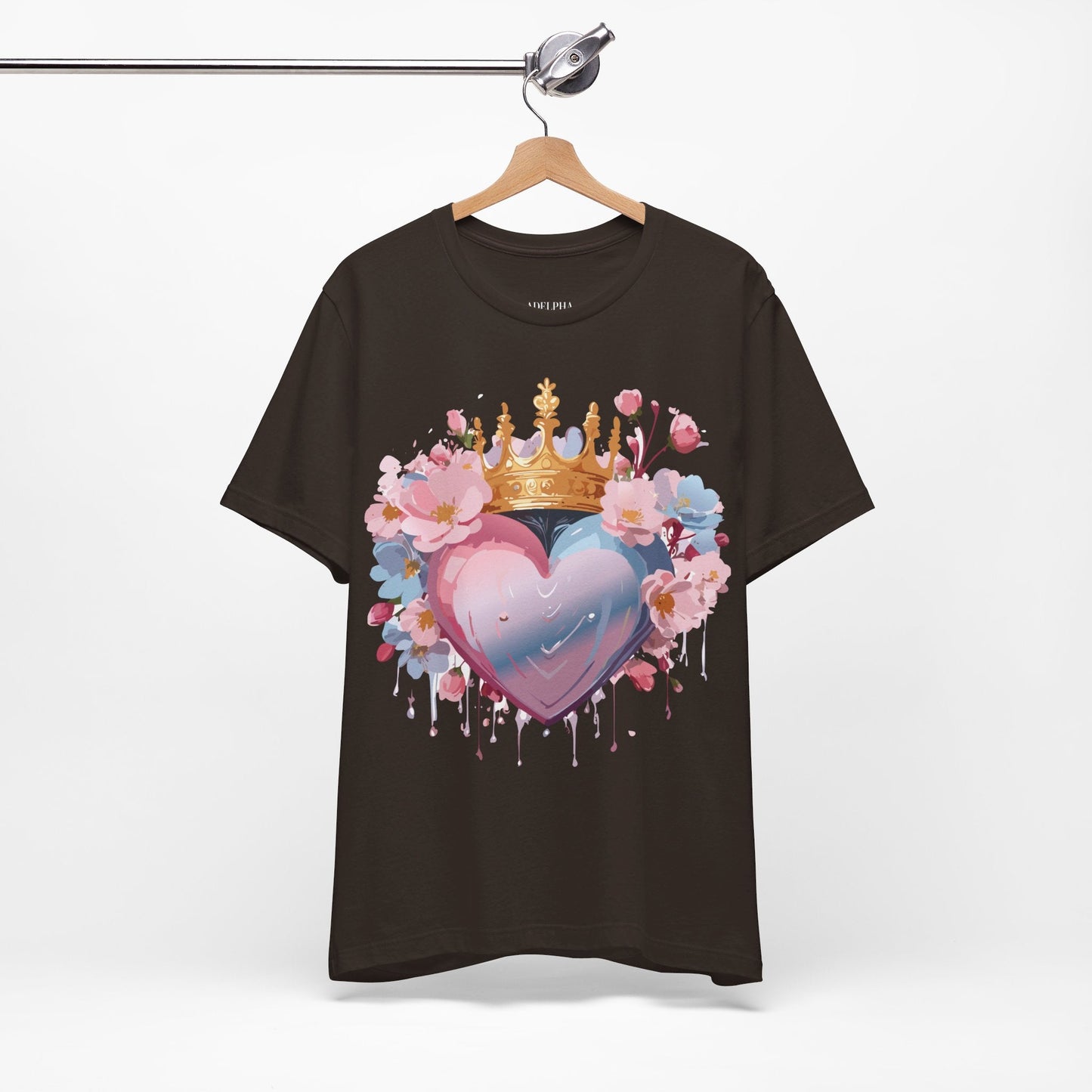 Valentine Graphic Tee Unisex Vintage Inspired Art From Adelpha Premium Jersey Short Sleeve Shirt