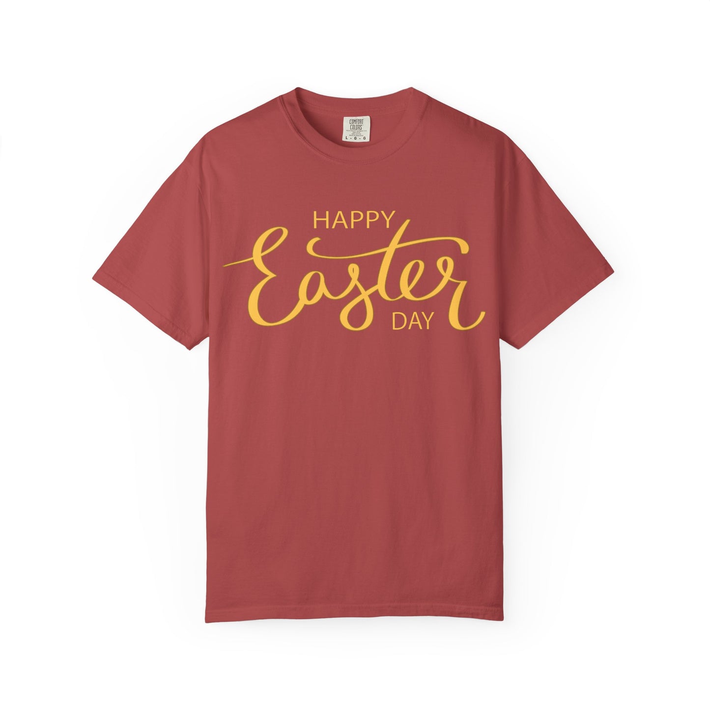 Happy Easter Day T-Shirt, Tee Shirt with Easter Signature, T Shirt with Easter Prints, Tee Shirt with Easter Design