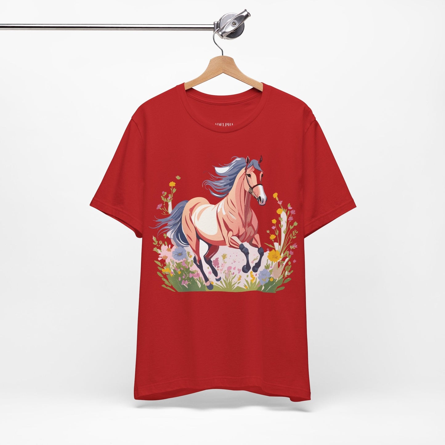 Horse Graphic Unisex 100 Cotton Vintage Animal Art T-Shirt 8