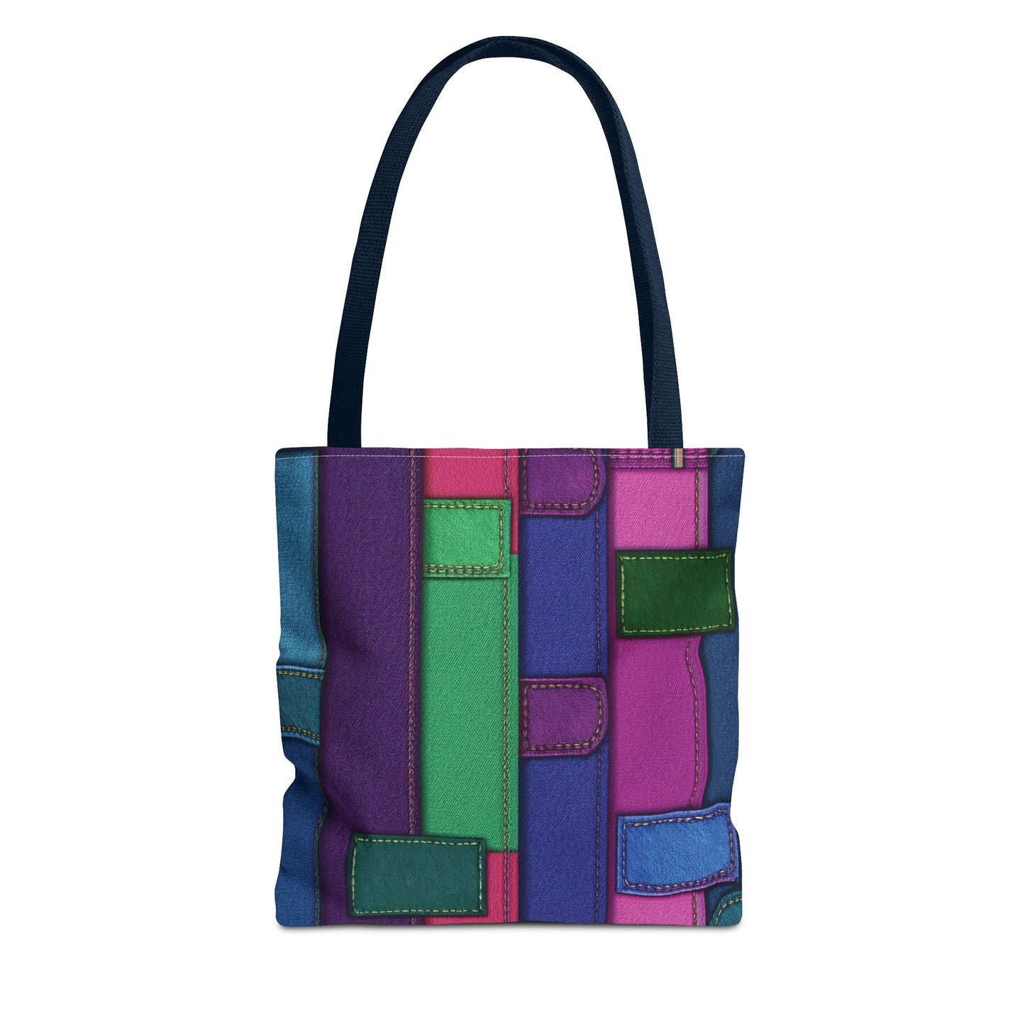 Denim Canvas Bag, Tote Bag Denim Printify