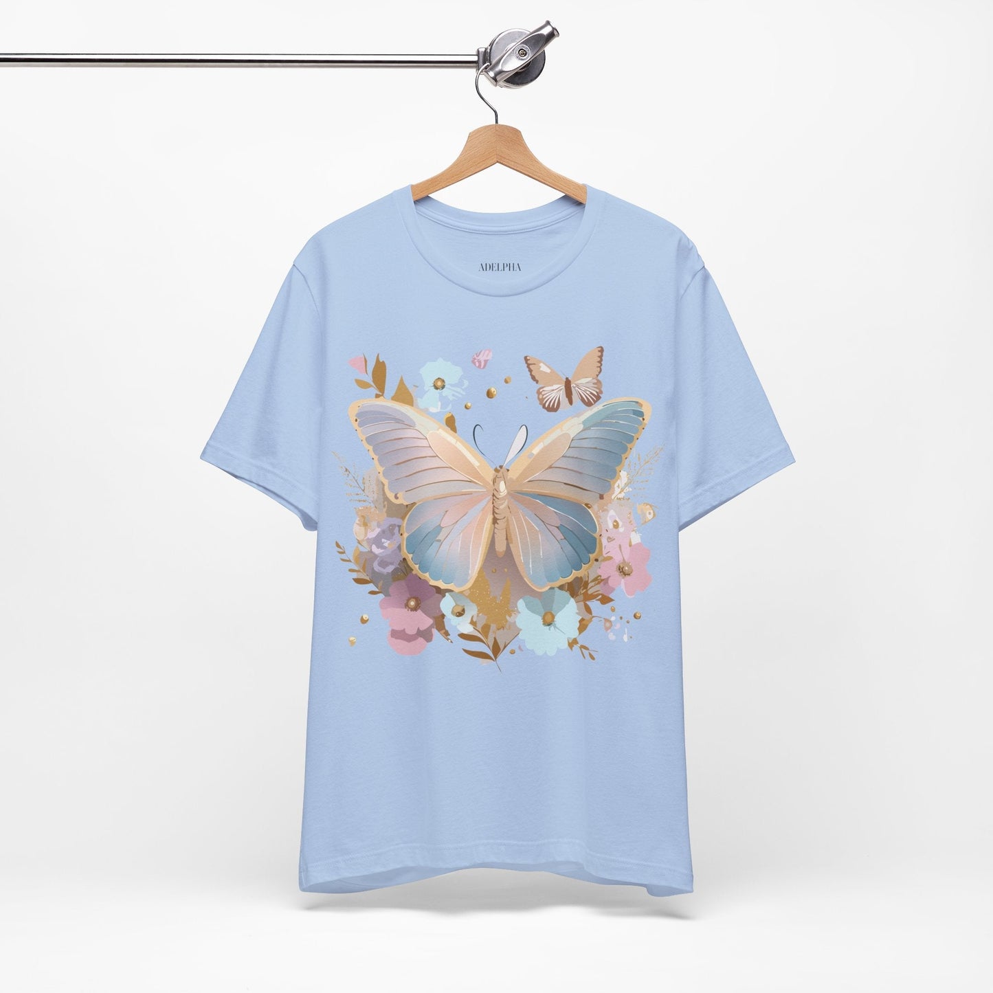Adelpha Butterfly Graphic Tee Unisex Vintage Artwork Short Sleeve Shirt