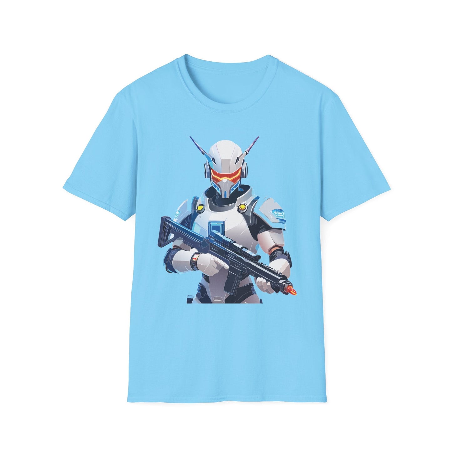 Robocop Shirt Unisex T Shirt With Robocop Artwork Gildan Softstyle 64000 Cotton Tee
