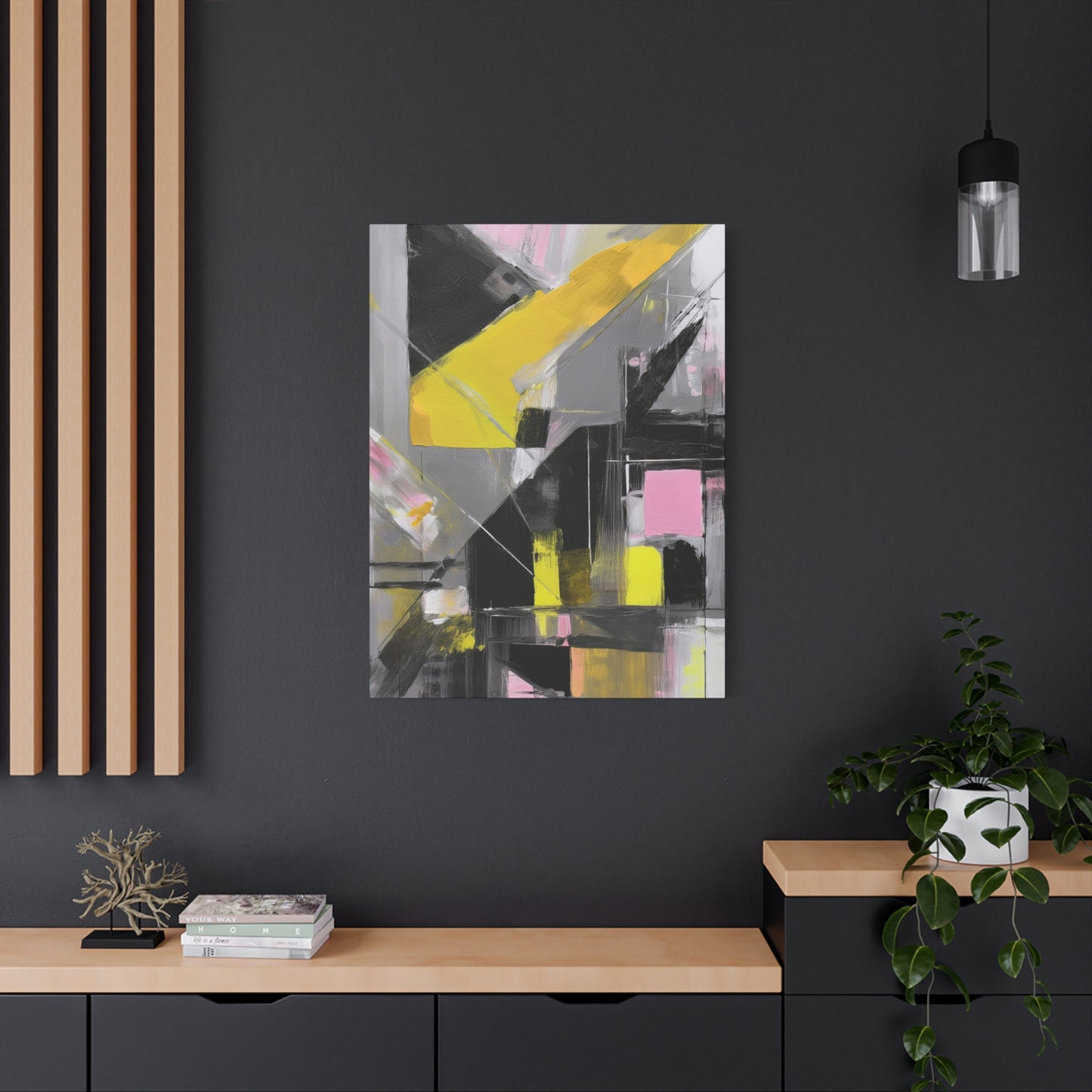 Abstract Geometric Painting Print Canvas 20x24,20x30,24x30 24x32,24x36,30x40 32x48,36x48,40x60 Pine-Wood Inner Frame ABS-38