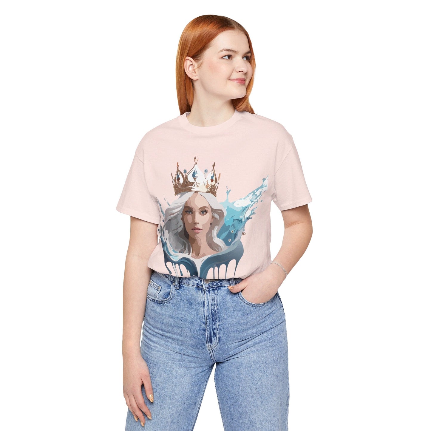 Queen Graphic T Shirt By Adelpha Unisex Jersey Short Sleeve Vintage Inspired Art Tee