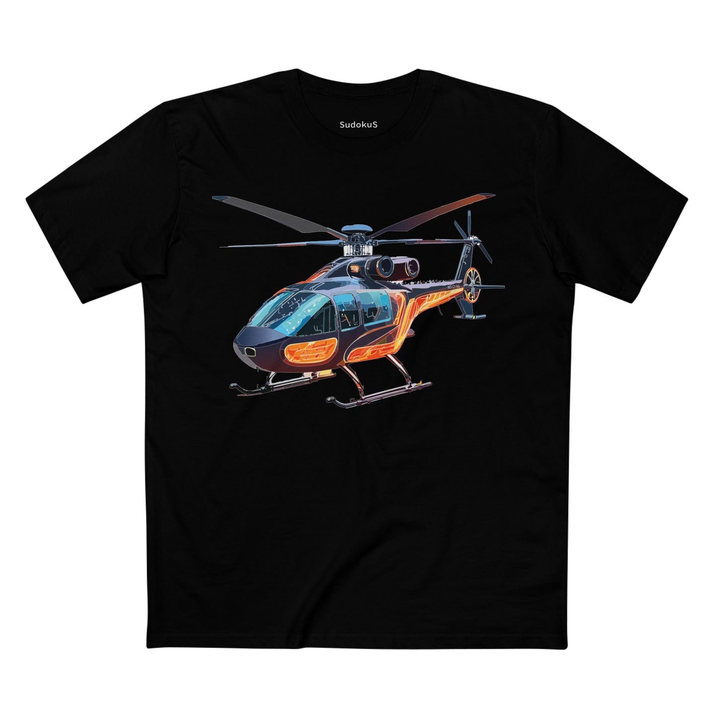 Chopper Graphic Unisex 100 Cotton Staple Tee 7