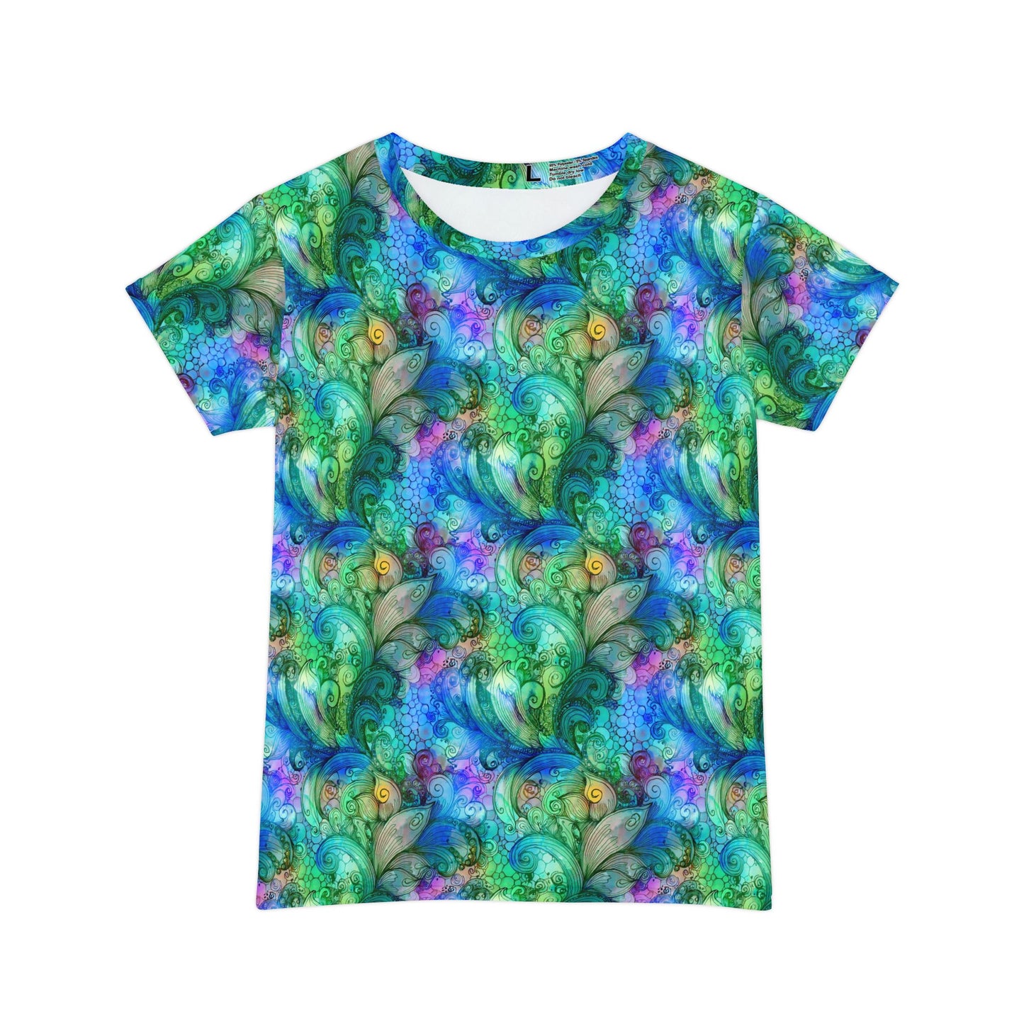 抽像印花襯衫，帶有抽象圖案的襯衫