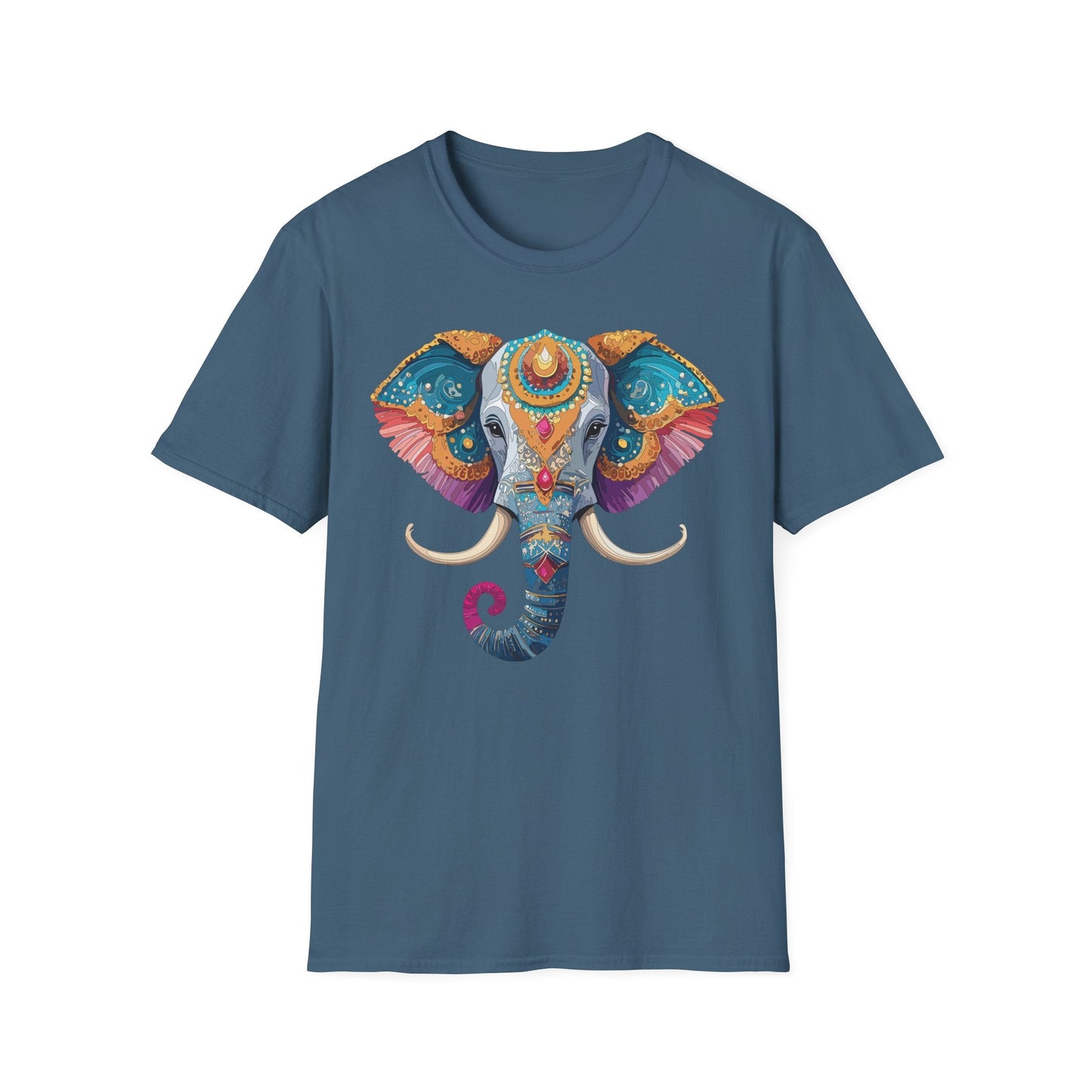 Elephant Shirt Unisex Elephant Tee Softstyle Cotton Gildan 64000 Animal Tee Graphic Elephant Tee