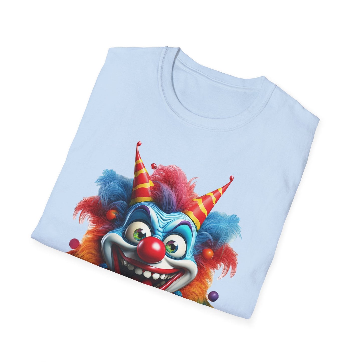 Clown Shirt For Men And Women Funny Circus Tee Scary Man Shirt Unisex Softstyle Tee
