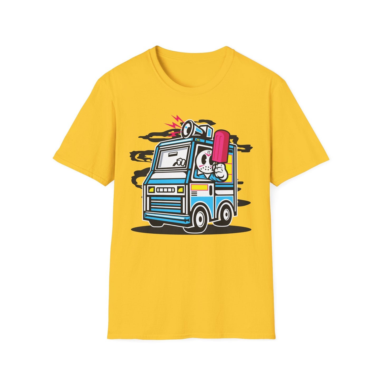 Cartoon T Shirt Animation Tee Funny Unisex Softstyle Gildan 64000 100 Percent Ring Spun Cotton