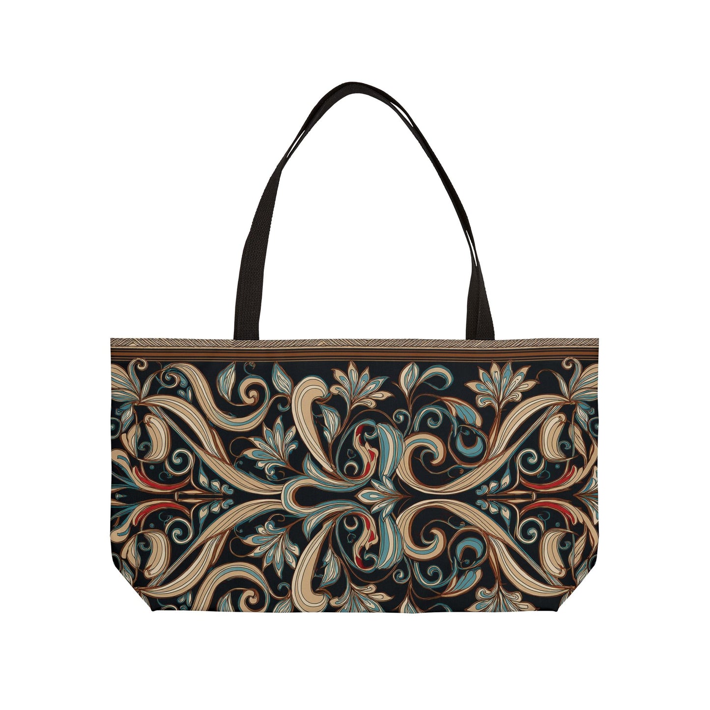 Ornament Print Big Bag High-Quality 100% Spun Poly 24x13 Canvas Art Bag OR-28