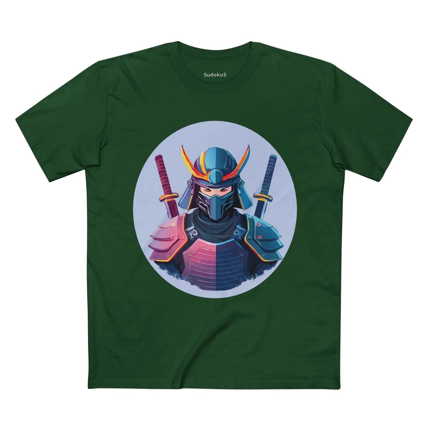 Samurai Graphic Unisex 100 Cotton Staple Tee 17