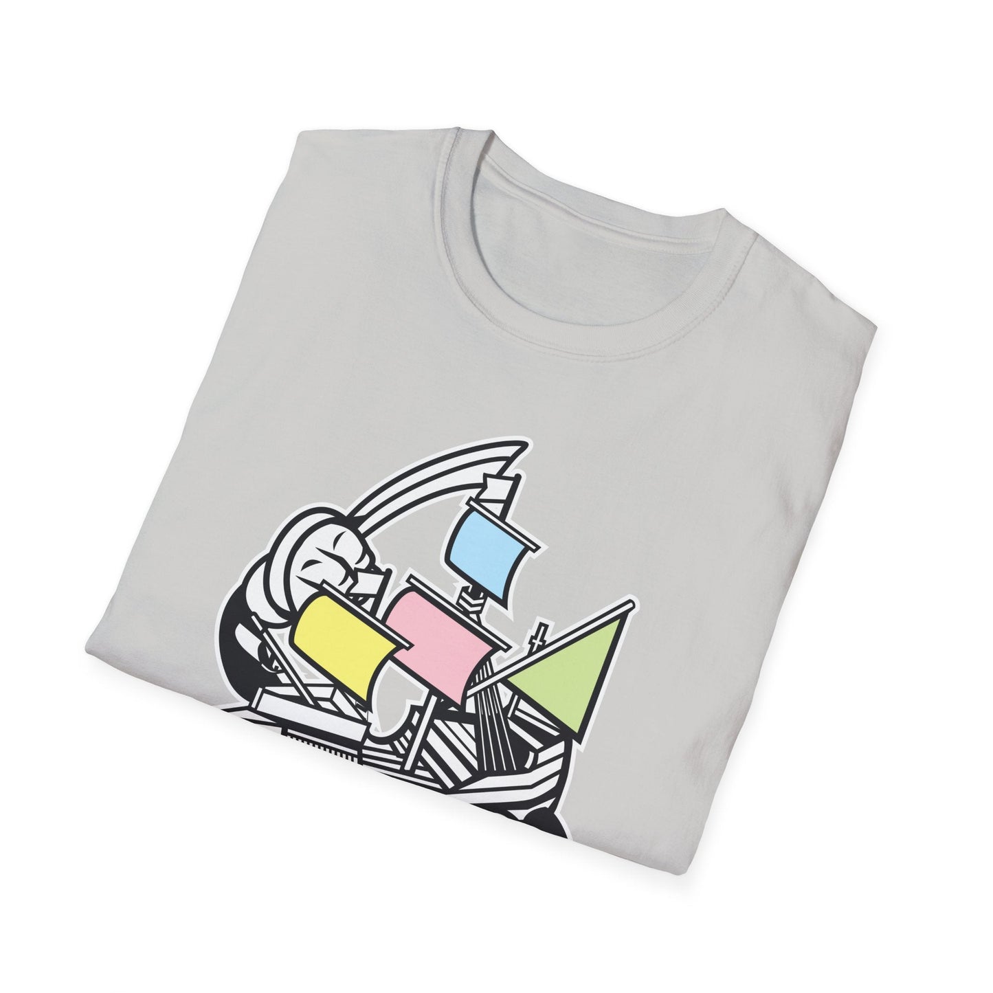 Cartoon T Shirt Animation Tee Funny Unisex Gildan Softstyle 64000 Short Sleeve Cotton