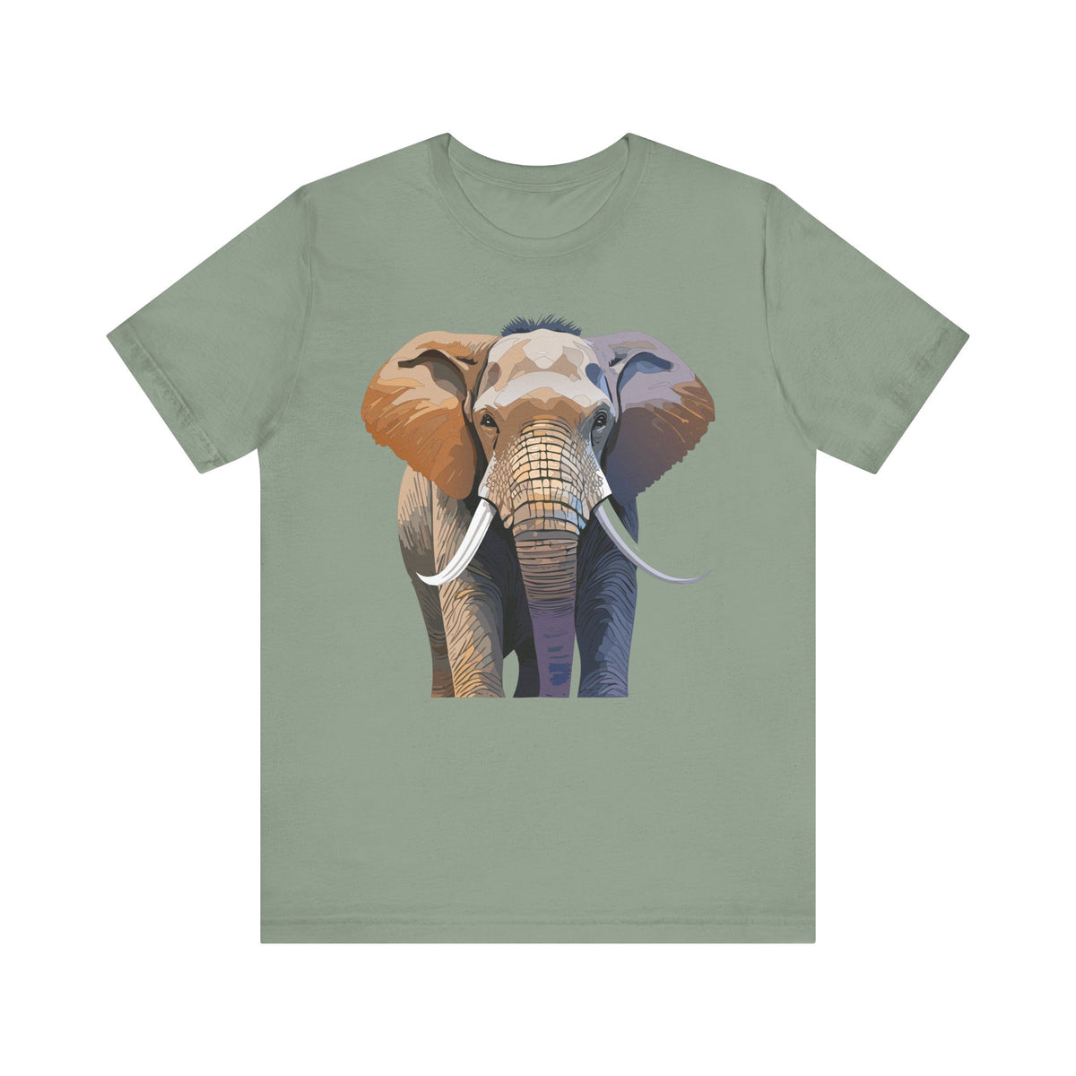 Wild Animals  Graphic Unisex Cotton Bella+Canvas Tee with Art Animal Design ab39