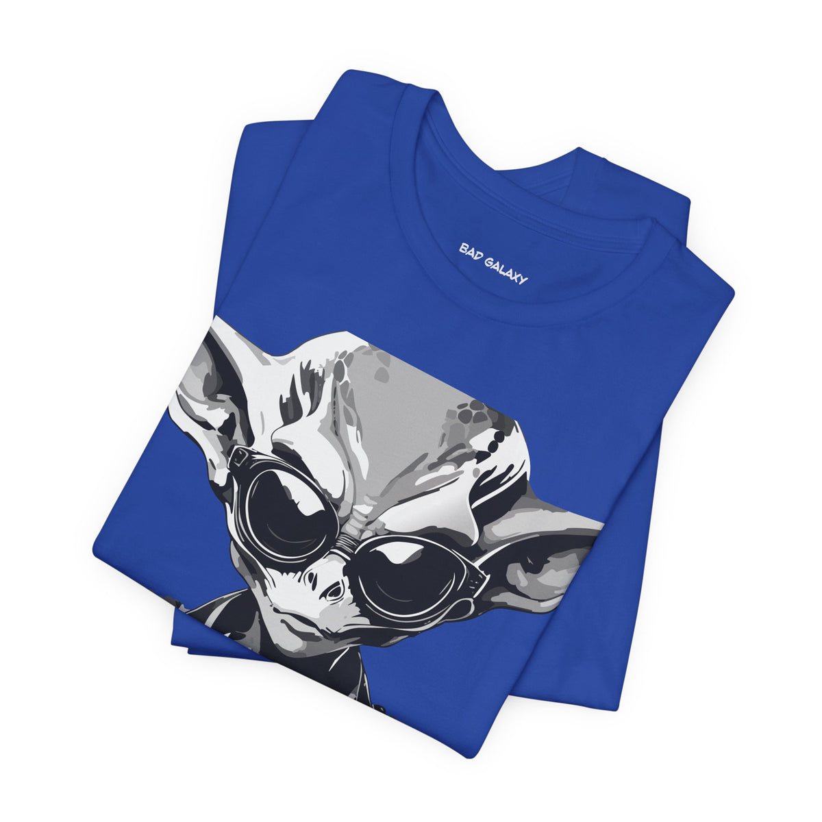 Alien Graphic Unisex Cotton Bella+Canvas Tee with Art Design b75