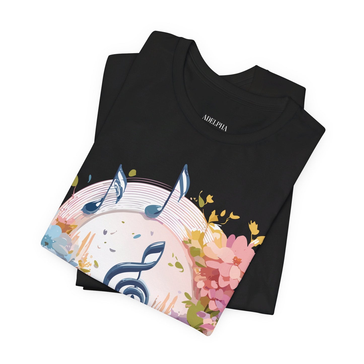 Adelpha Graphic Music T Shirt Unisex Jersey Short Sleeve Tee With Vintage Artwork