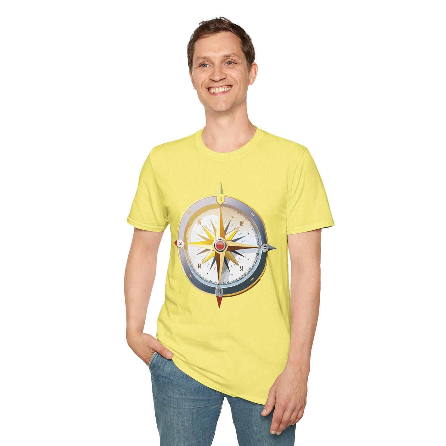 Compass Navigator Graphic Tee Unisex 100 Cotton 10